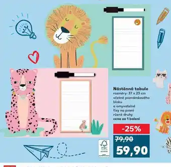 Kaufland Nástěnná tabule nabídka