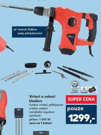 Kaufland Vrtací a sekací kladivo nabídka