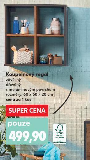 Kaufland Koupelnový regál nabídka
