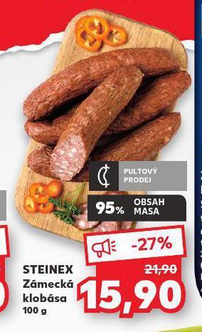 Kaufland Zámecká klobása nabídka