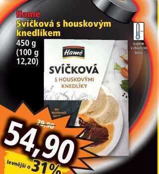 Norma Hame svíčková s houskovým knedlíkem 450 g nabídka