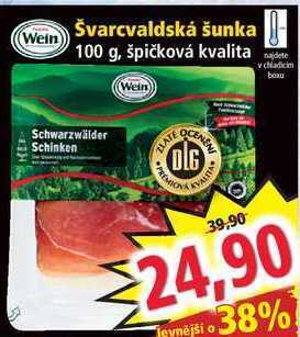 Norma Švarcvaldská šunka 100 g nabídka