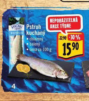 Albert Pstruh kuchaný nabídka