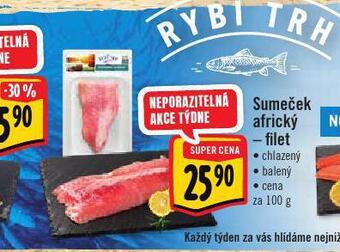 Albert Sumeček africký - filet nabídka