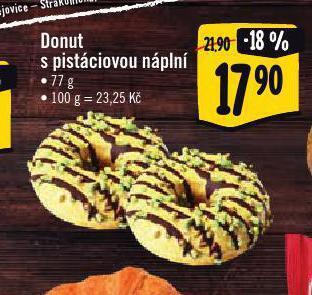 Albert Donut s pistáciovou náplní nabídka