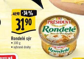 Albert Rondelé sýr nabídka