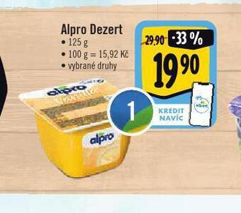 Albert Alpro dezert nabídka