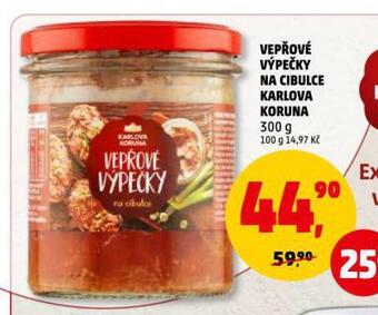 Penny Market Vepřové výpečky na cibulce nabídka