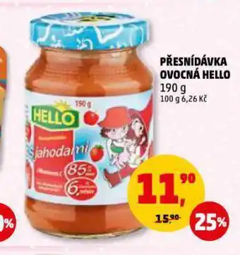 Penny Market Přesnídávka ovocná nabídka