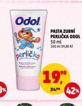 Penny Market Odol perlička zubní pasta nabídka