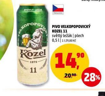 Penny Market Pivo velkopopovický kozel nabídka