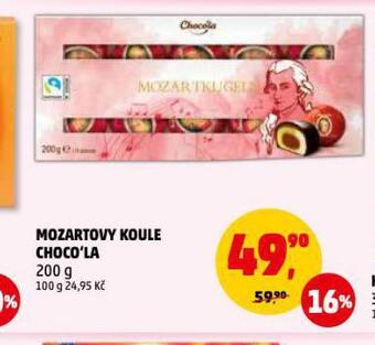 Penny Market Mozartovy koule choco'la nabídka