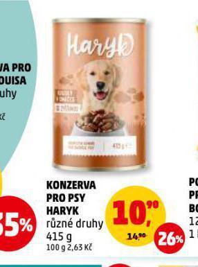 Penny Market Konzerva pro psy haryk nabídka
