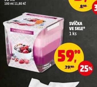 Penny Market Svíčka ve skle nabídka