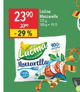 Globus Mozzarella nabídka