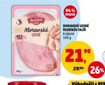 Penny Market Moravské uzené nabídka