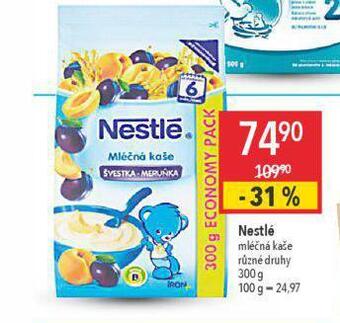 Globus Nestlé mléčná kaše nabídka