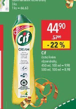 Globus Cif čisticí krém nabídka
