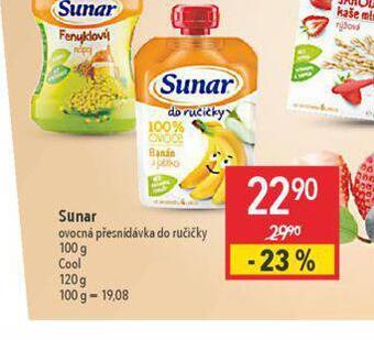Globus Sunar ovocná přesnídávka nabídka