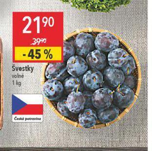 Globus Švestky nabídka