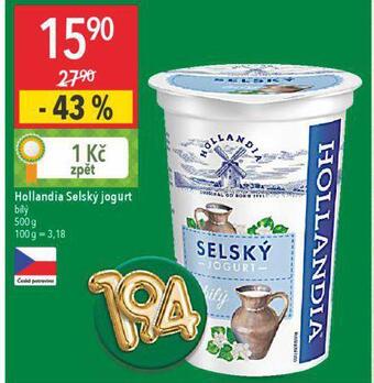 Globus Hollandia selský jogurt nabídka