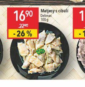 Globus Matjesy s cibulí nabídka