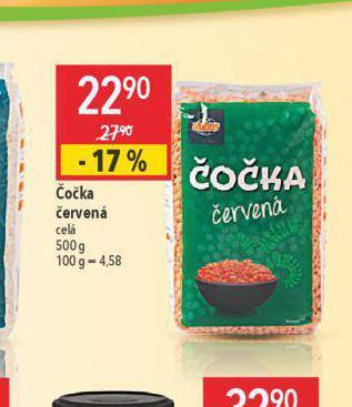 Globus Čočka červená nabídka