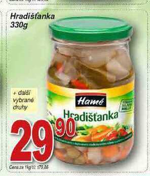 Hruška Hamé hradišťanka 330g nabídka