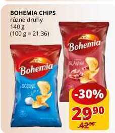 Flop Bohemia chips různé druhy 140 g nabídka