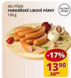 Flop Farmářské libové párky 100 g nabídka