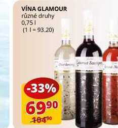 Flop Vína glamour různé druhy 0,75l nabídka