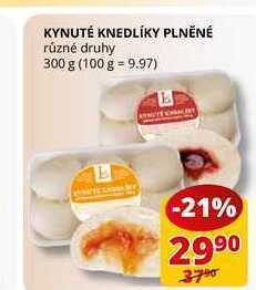 Flop Kynuté knedlíky plněné různé druhy 300 g nabídka