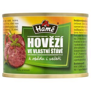 Flop Hamé hovězí ve vlastní šťávě 180g nabídka