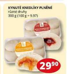 Flop Kynuté knedlíky plněné různé druhy 300 g nabídka