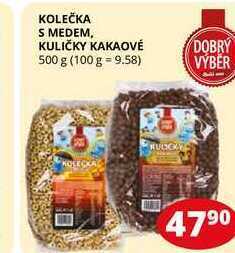 Flop Kolečka s medem, kuličky kakaové 500 g nabídka