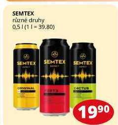 Flop Semtex různé druhy 0,5l nabídka