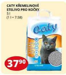 Flop Caty křemelinové stelivo pro kočky 5l nabídka