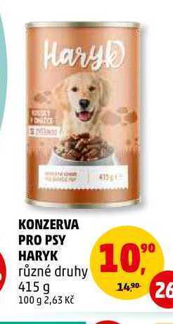 Penny Market Konzerva pro psy haryk, 415 g nabídka