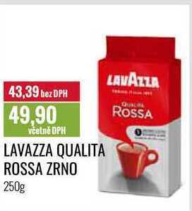 Ratio Lavazza qualita rossa zrno, 250g nabídka