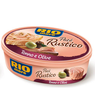 Ratio Rio mare paté rustico, vybrané druhy nabídka
