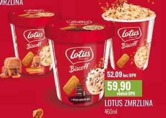 Ratio Lotus zmrzlina, 460ml nabídka