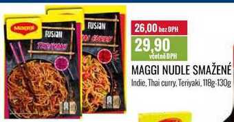 Ratio Maggi nudle smažené, 118g-130g nabídka