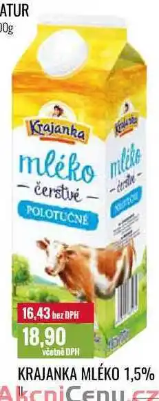 Ratio Krajanka mléko 1 l nabídka