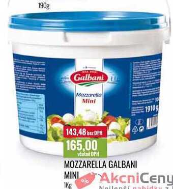 Ratio Mozzarella galbani mini 1 kg nabídka
