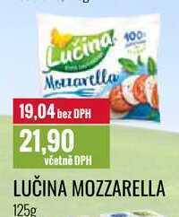 Ratio Lučina mozzarella 125g nabídka