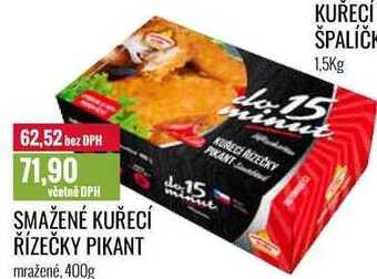 Ratio Smažené kuřecí řízečky pikant 400 g nabídka
