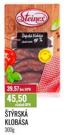Ratio Štýrská klobása 300g nabídka