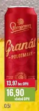 Ratio Staropramen granát 0,5 l nabídka