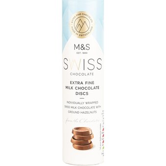 Rohlik.cz Marks & spencer kolečka ze švýcarské mléčné čokolády s mletými lískovými ořechy nabídka