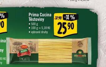 Albert Prima cucina těstoviny nabídka